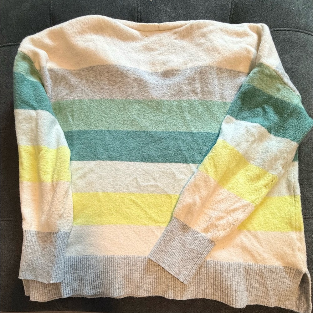 LOFT Colorful Striped Sweater